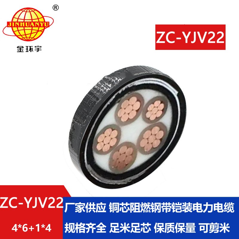 金環(huán)宇電線(xiàn)電纜 五芯鎧裝電纜 c級(jí)阻燃電纜ZC-Y